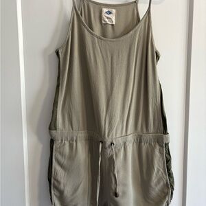 Wild Blue Olive and Khaki Jumpsuit